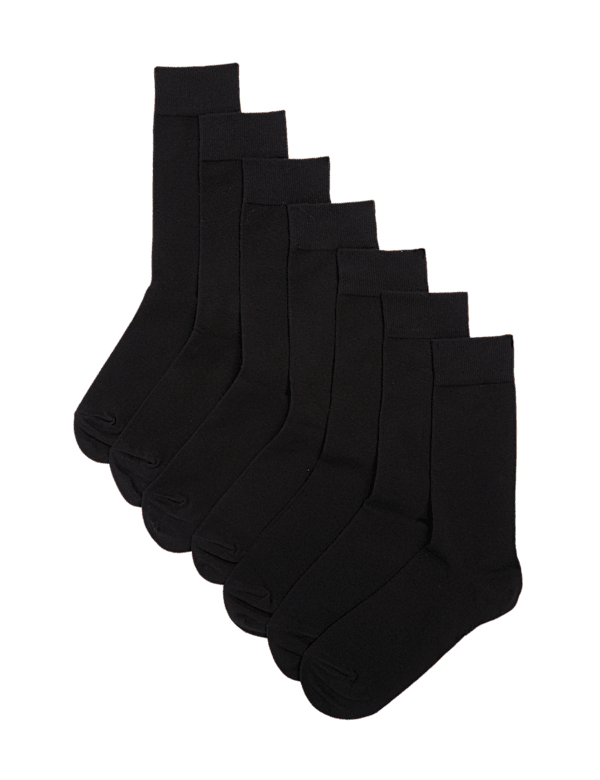7 Pack Cool & Fresh&trade; Cotton Rich Socks