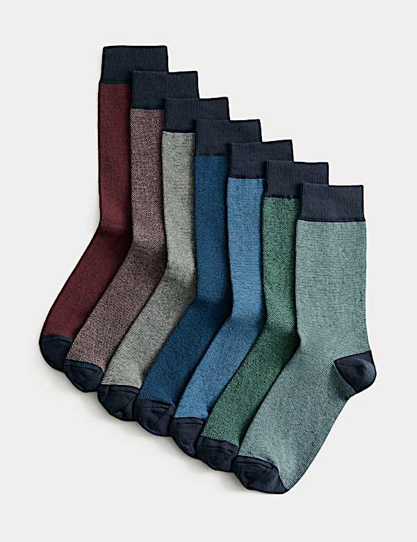 7 Pack Cool & Fresh™ Cotton Rich Socks - SE