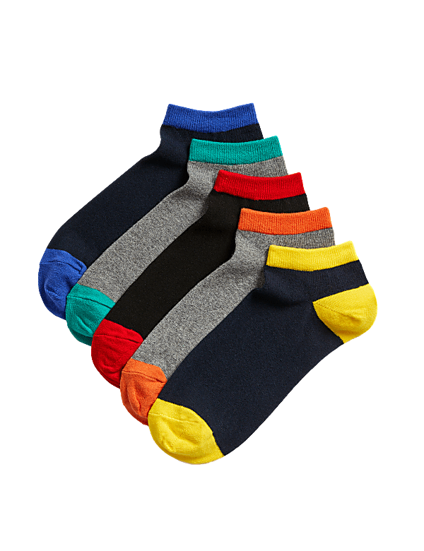 5pk Cool & Fresh™ Cotton Rich Trainer Socks