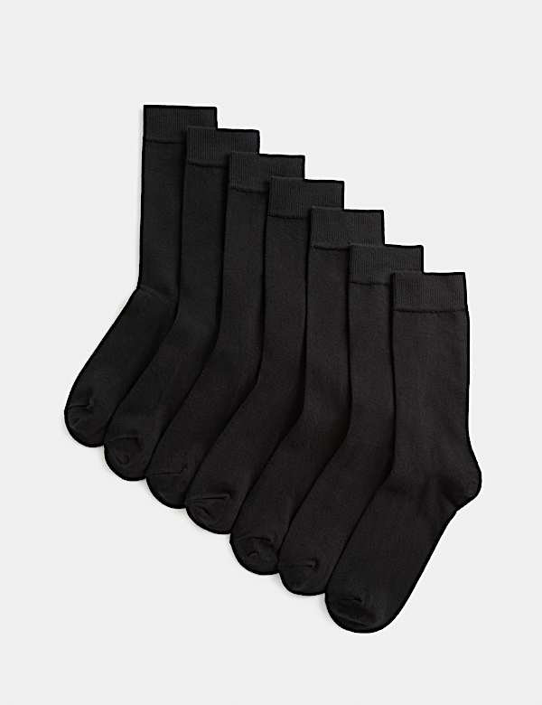 7 Pack Cotton Rich Socks - DK