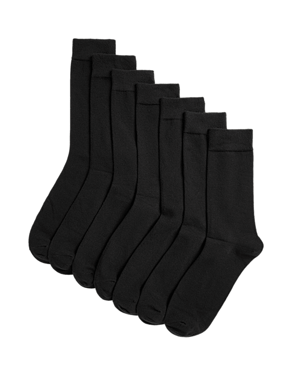 7pk Cotton Rich Socks