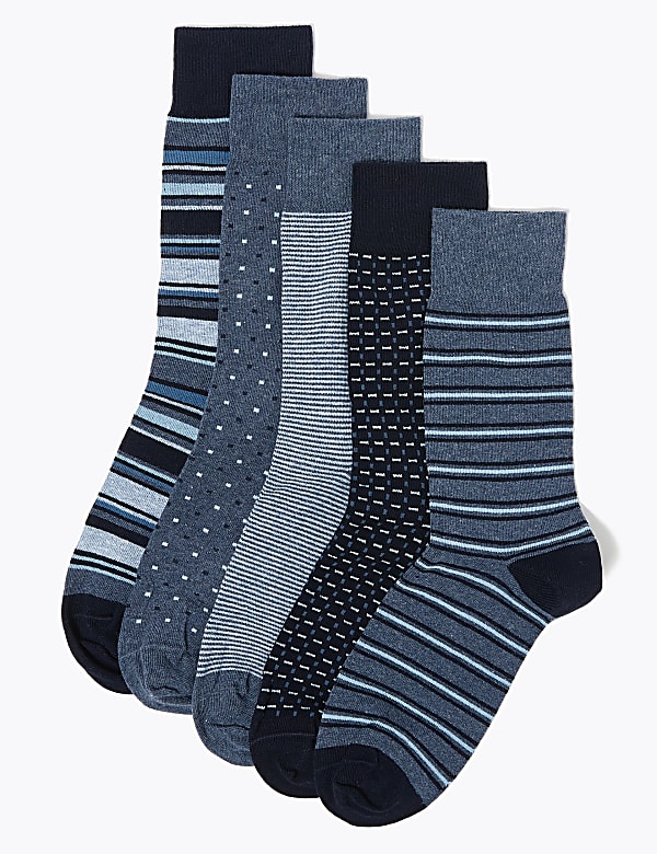 5 Pack Cool & Fresh™ Assorted Socks - GR