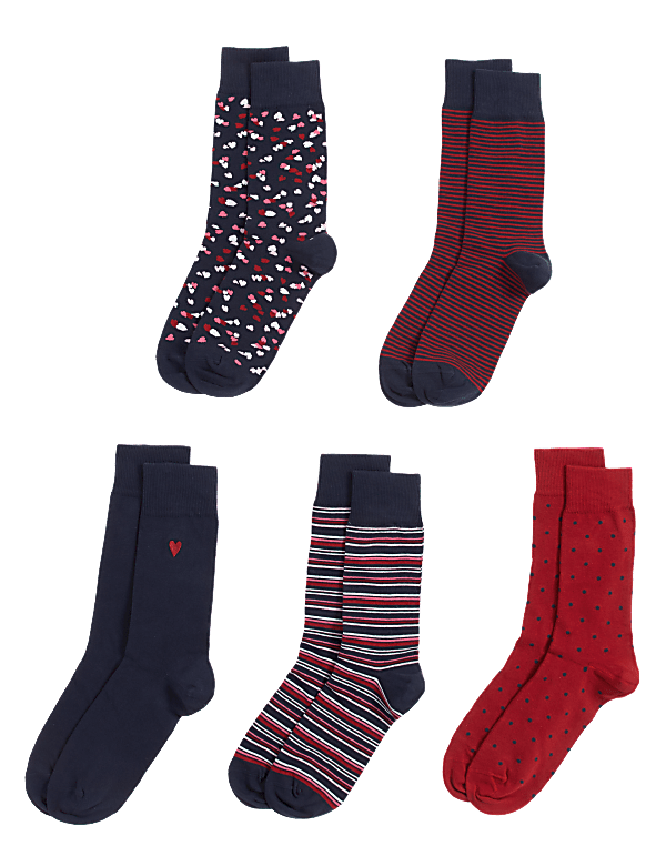 5pk Cool & Fresh™ Valentine's Socks