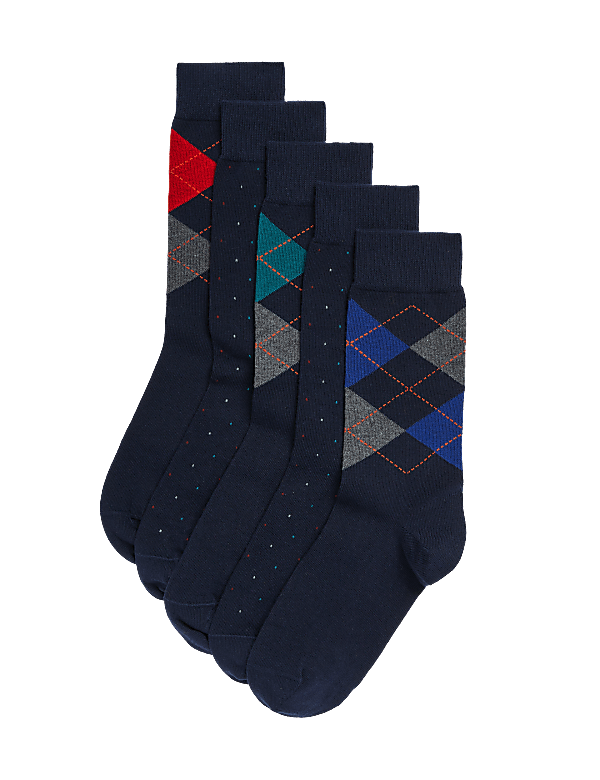 5pk Cool & Fresh™ Cotton Rich Socks