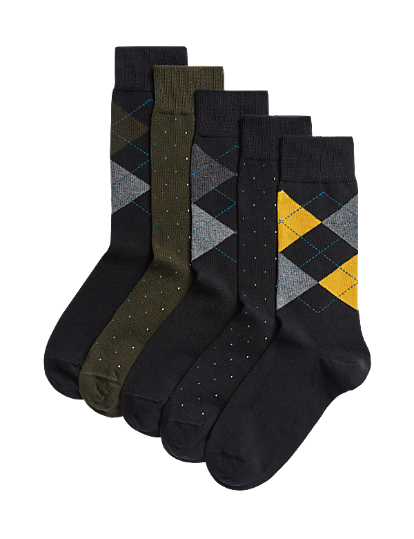 5pk Cool & Fresh™ Cotton Rich Socks