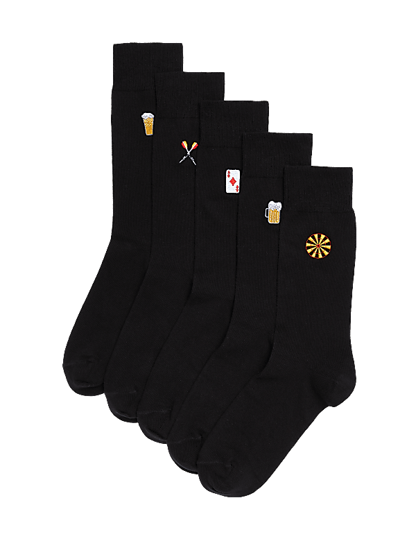 5pk Cool & Fresh™ Cotton Rich Pub Socks