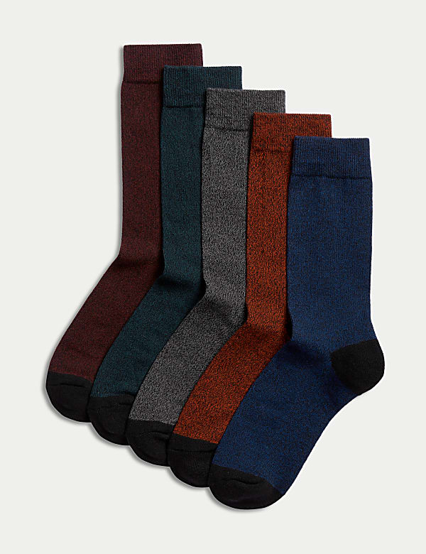 Cool & Fresh™&nbsp;– Lot de 5&nbsp;paires de chaussettes à semelle matelassée - LU