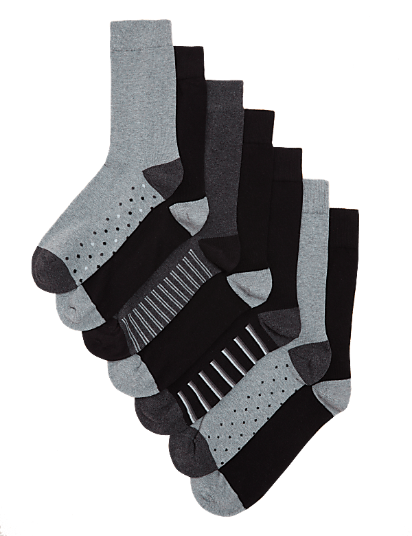 7pk Cool & Fresh™ Assorted Socks