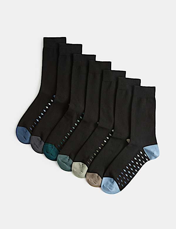 7 Pack Cool & Fresh&trade; Cotton Rich Socks
