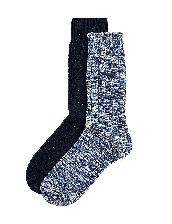 2pk Cotton Rich Bear Boot Socks