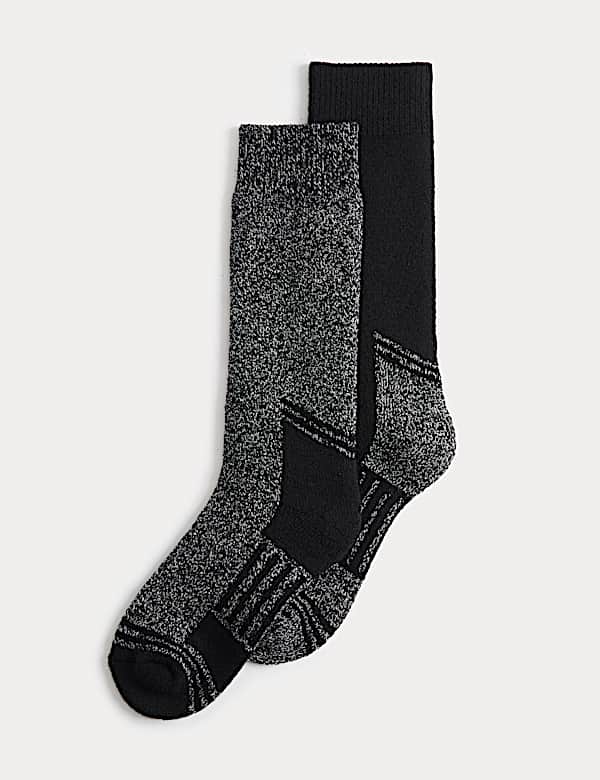 2 Pack Freshfeet&trade; Heavyweight Work Socks - GR
