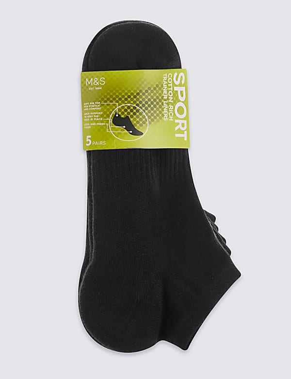 5 Pack Cool & Freshfeet™ Cushioned Socks