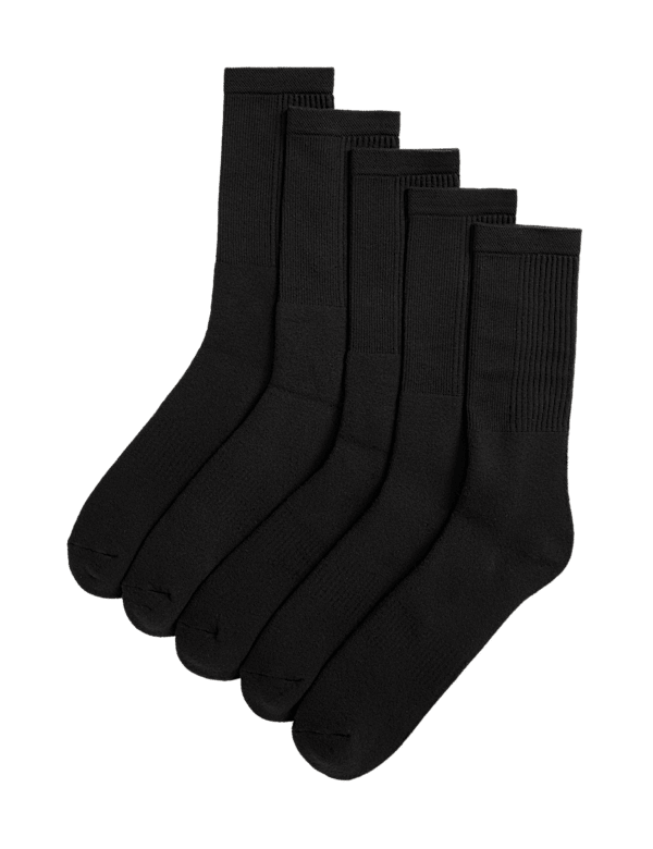 5pk Cool & Fresh™ Cotton Rich Cushioned Sports Socks