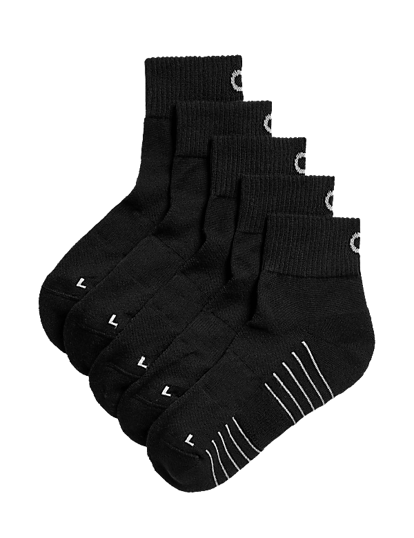 5pk Cushioned Sports Socks
