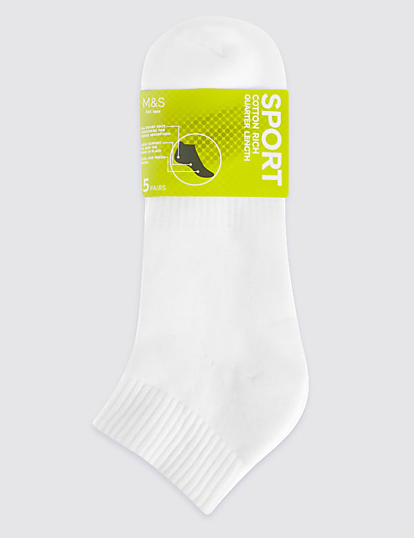 5 Pack Cool & Freshfeet™ Cushioned Socks