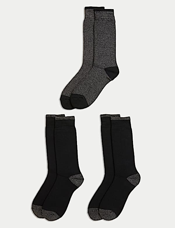 3 Pack Heatgen&trade; Maximum Warmth Thermal Socks