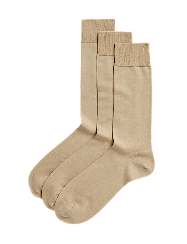 3pk Luxury Egyptian Cotton Rich Socks