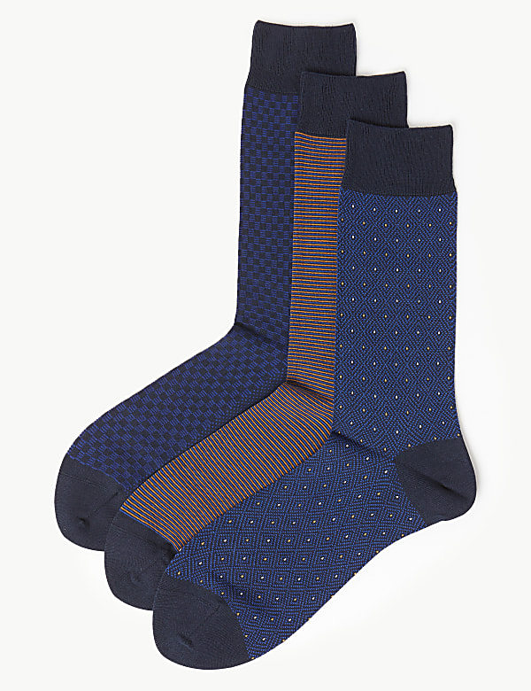 3 Pack Luxury Egyptian Cotton Socks