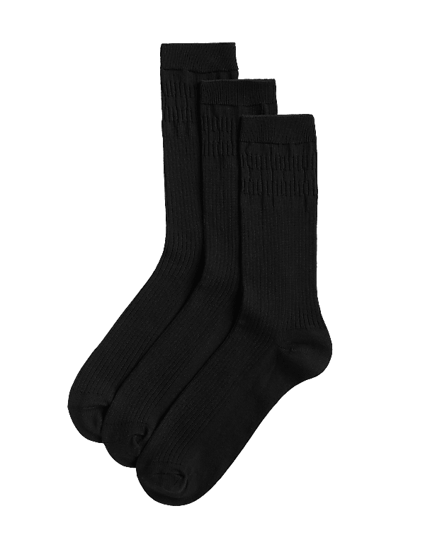 3 Pack Gentle Grip Cool & Fresh&trade; Socks