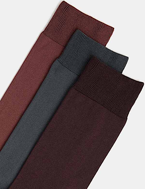 3 Pack Egyptian Cotton Rich Socks