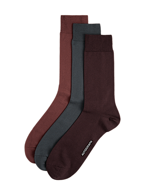 3 Pack Egyptian Cotton Rich Socks