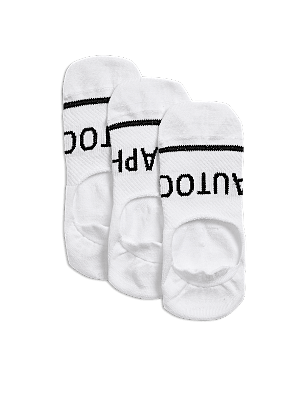 3pk Pima Cotton Blend Invisible Trainer Liners™