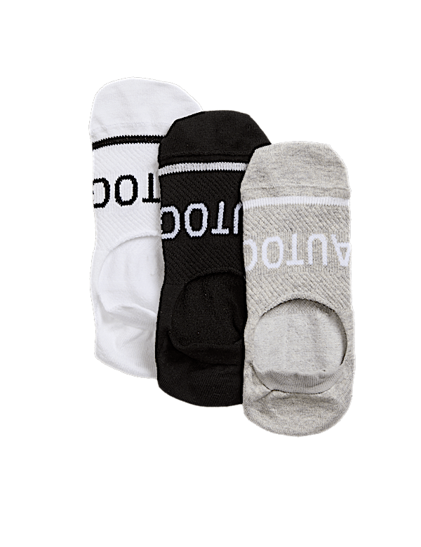 3pk Pima Cotton Blend Invisible Trainer Liners™