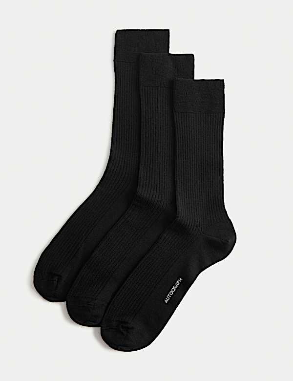 3pk Merino Wool with Cashmere Socks - EE