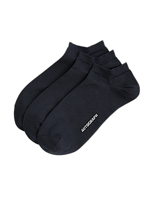 3 Pack Egyptian Cotton Rich Trainer Liners&trade;