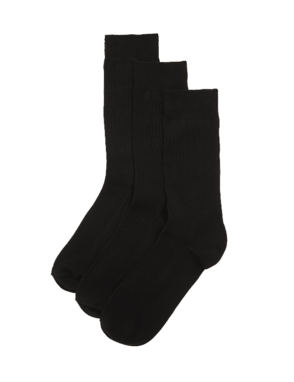3pk Heatgen Light Thermal Gentle Grip Socks
