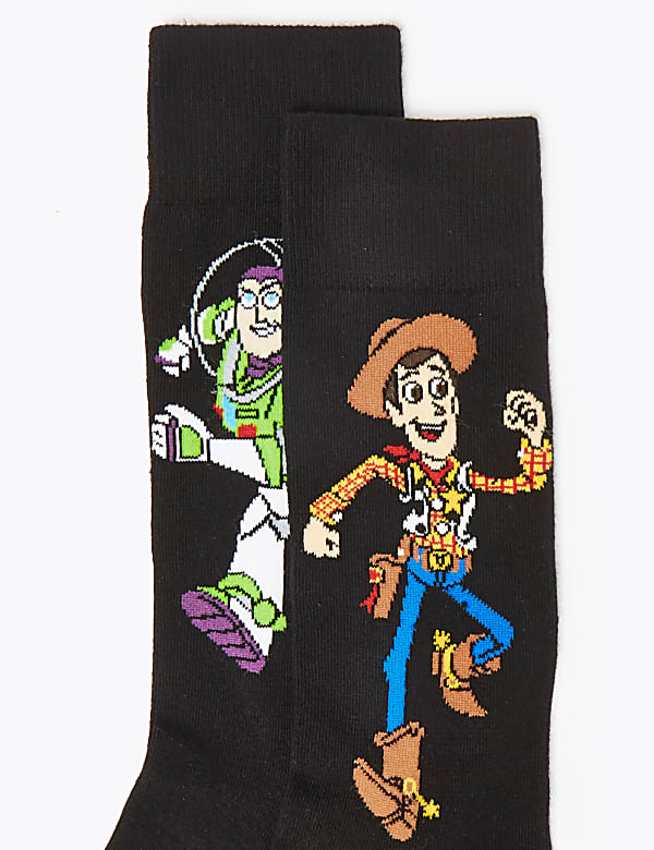 5 Pack Cotton Rich Toy Story™ Socks