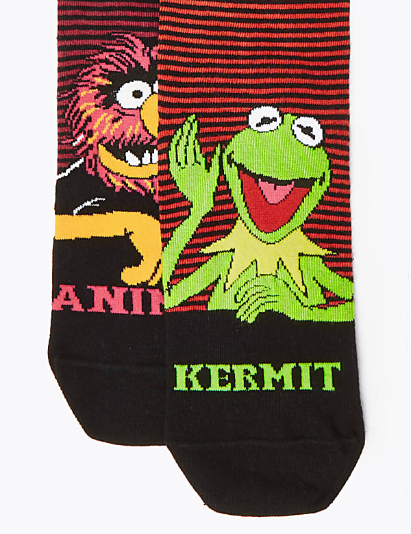 5 Pack Cotton Rich Muppets™ Socks
