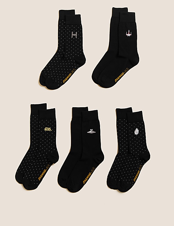 5pk Cotton Rich Star Wars™ Socks