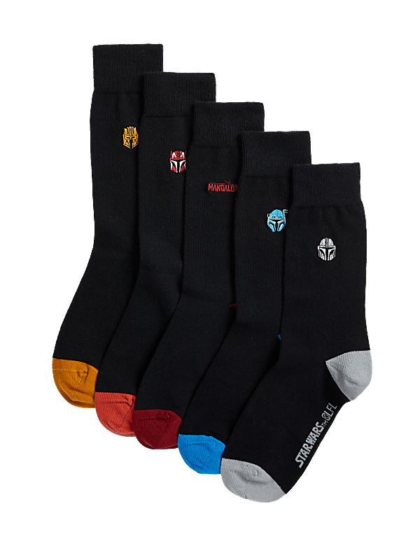 5pk Star Wars™ Cotton Rich Socks