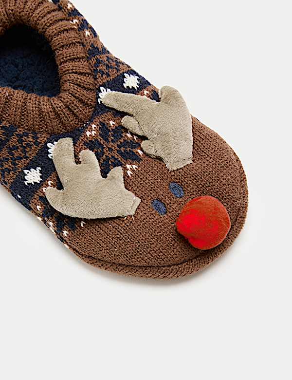 גרבי בית עם הדפס איילי צפון - IL