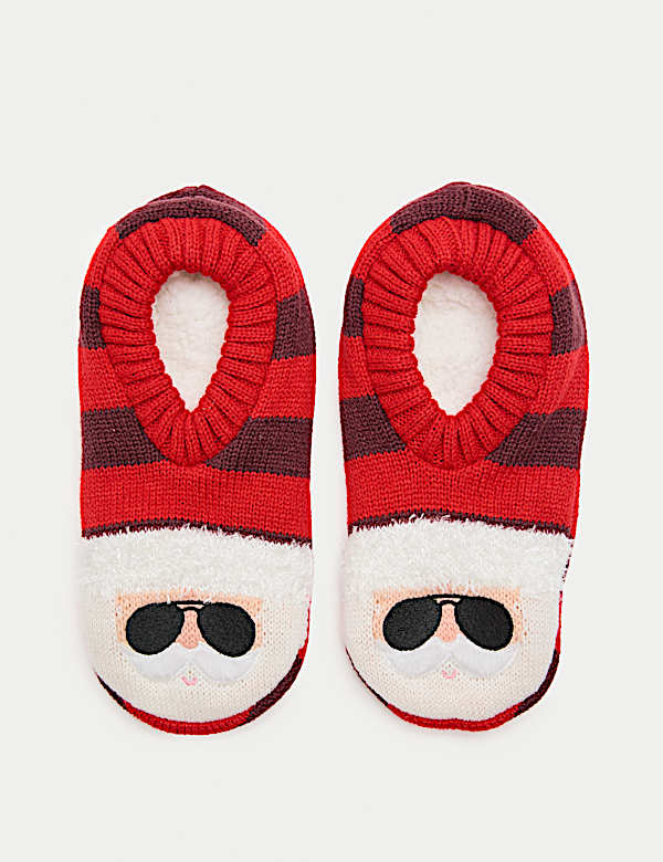 Chaussettes d'intérieur à motif Père Noël - BE