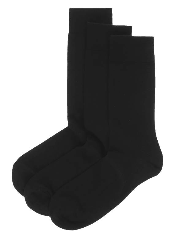 3pk Modal Blend Socks