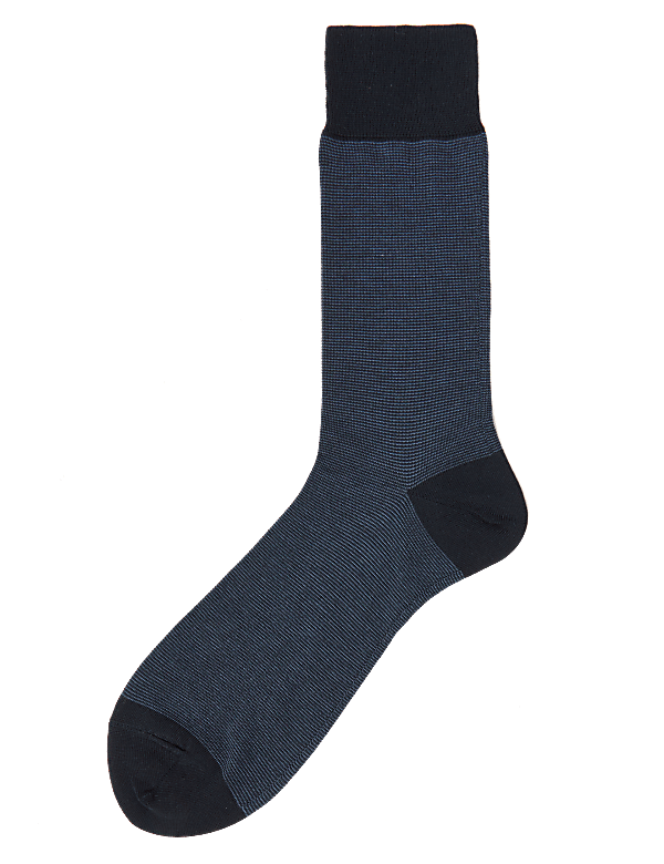 Modal Pima Cotton Striped Socks