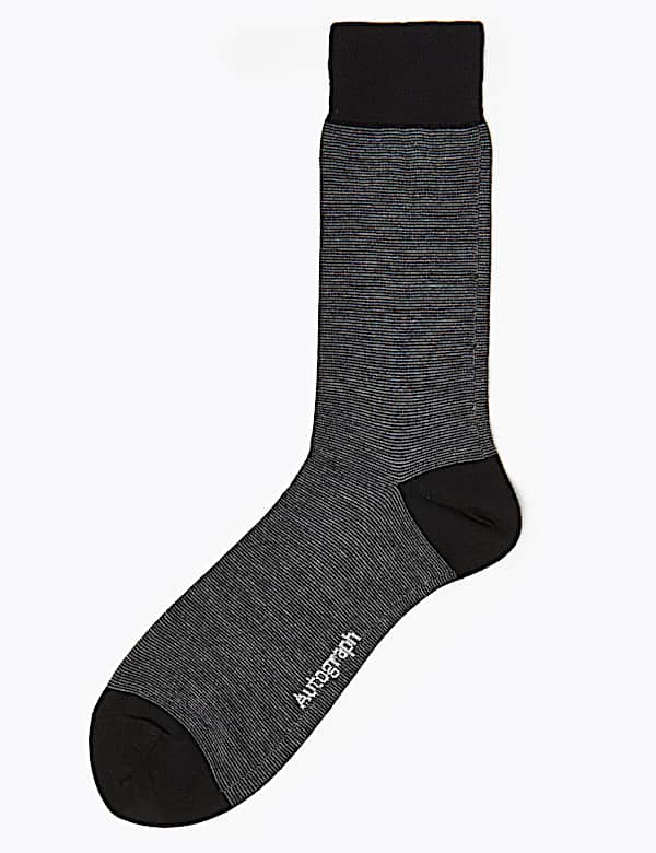Modal Pima Cotton Striped Socks