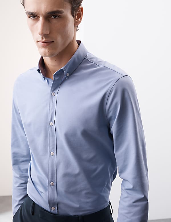 Slim Fit Jersey Performance Shirt - GR