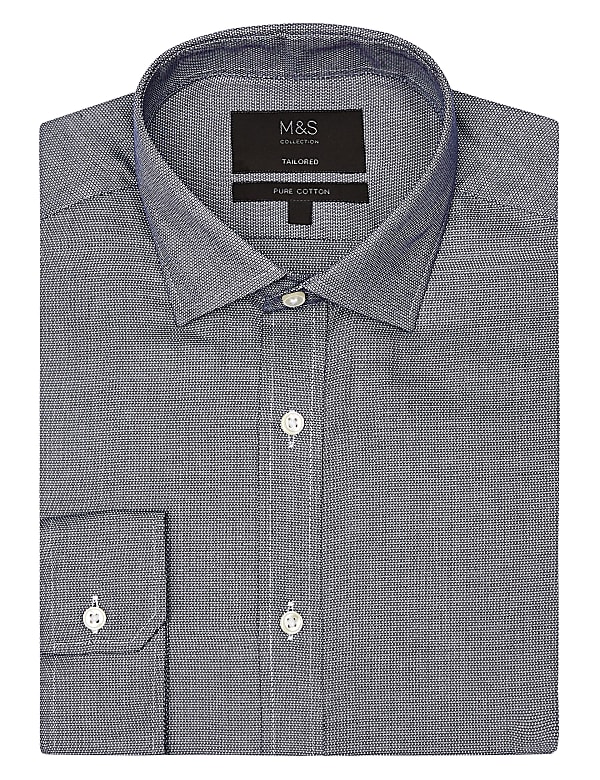 Pure Cotton Tailored Fit Shirt