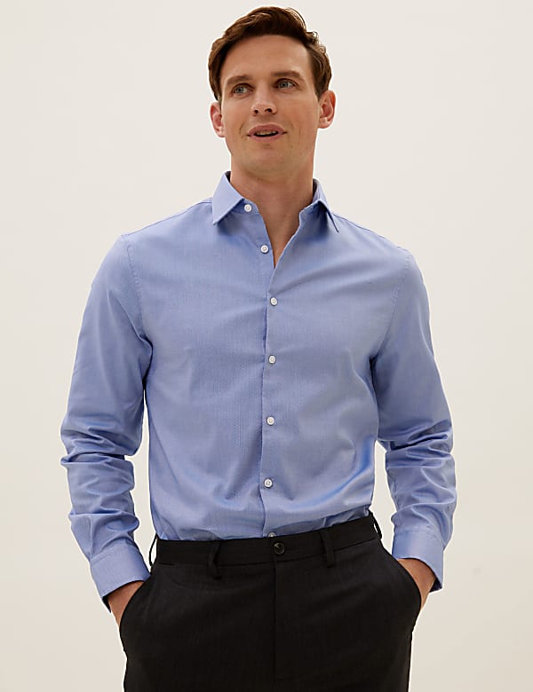Slim Fit Cotton Stetch Shirt