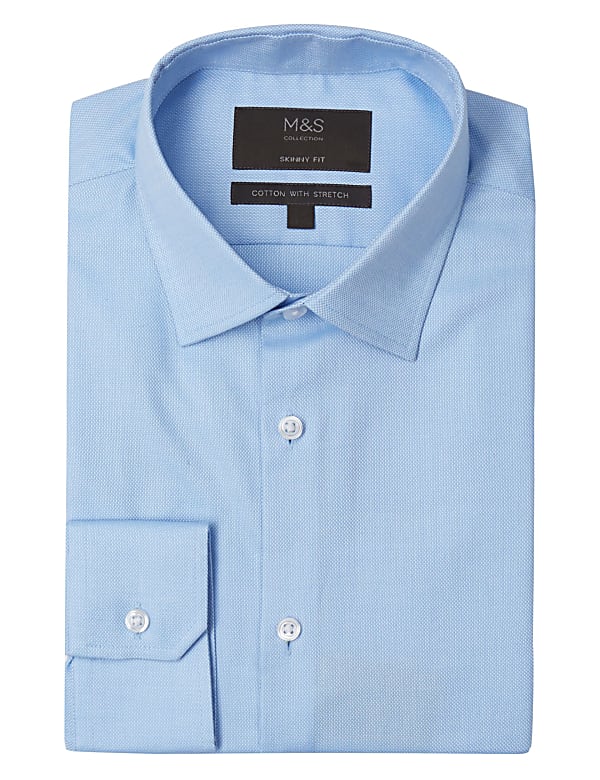Skinny Fit Shirt with Stretch