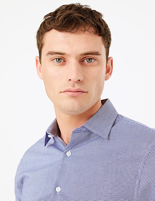 Skinny Fit Shirt with Stretch