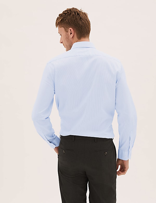 Regular Fit Pure Cotton Striped Shirt