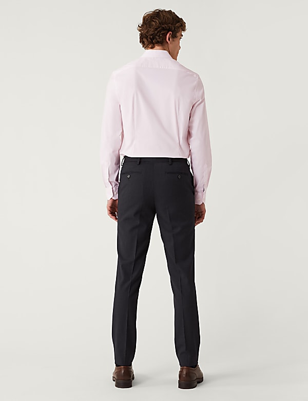 Slim Fit Cotton Rich Stretch Striped Shirt