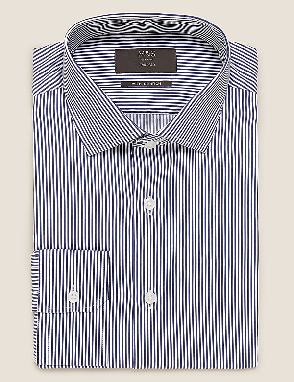 Bengal Stripe Travel Shirt LS