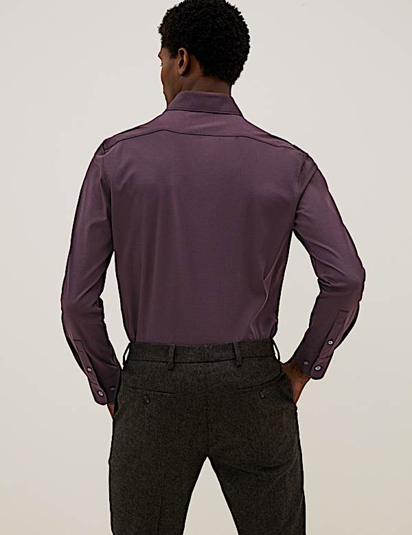 Slim Fit Jersey Cotton Shirt