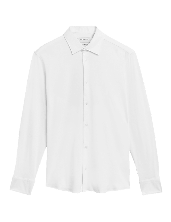 Slim Fit Jersey Cotton Shirt