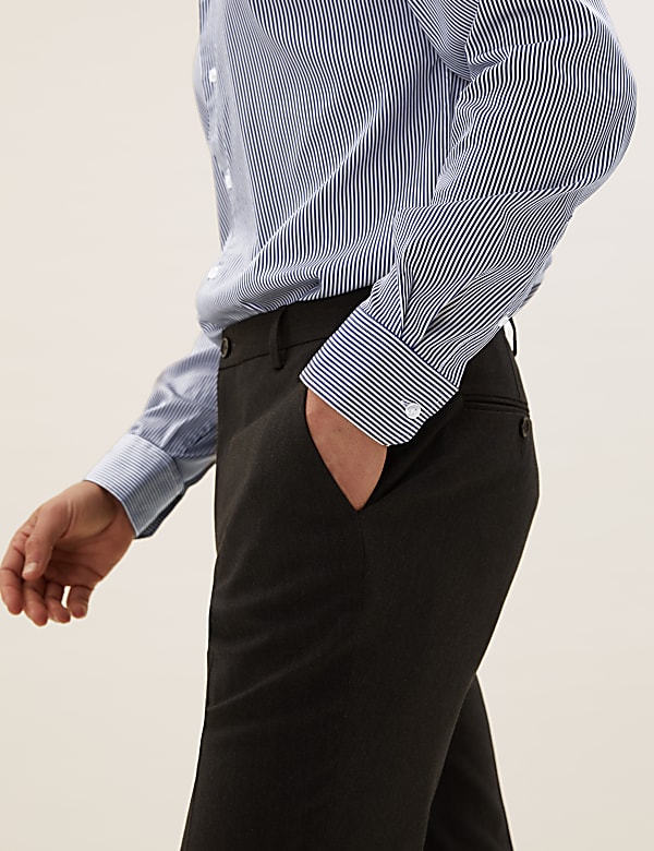 Tailored Fit Striped Stretch Shirt
